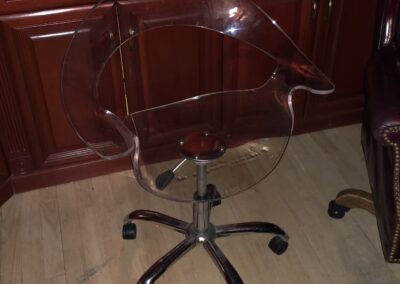 Used Clear Chair For Sale. Brought to you by Atomic Studios.