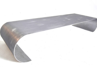 Used Aluminum Coffee Table For Sale. Brought to you by Atomic Studios.