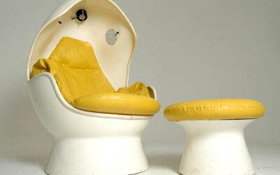 Used Original Vintage Stereo Egg Chair For Sale